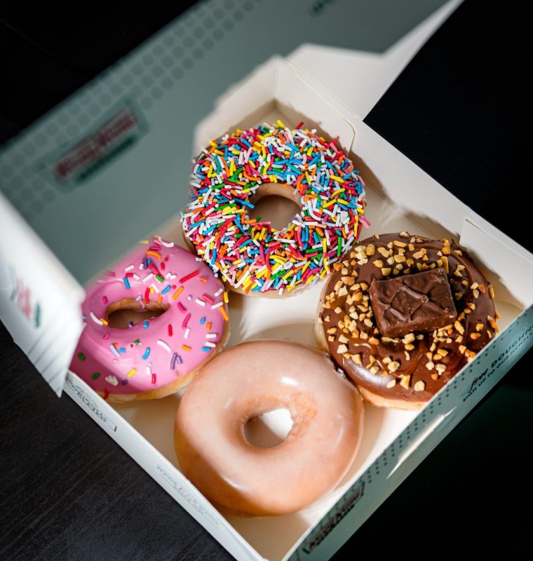 Krispy Kreme 4 Packs Menu with prices