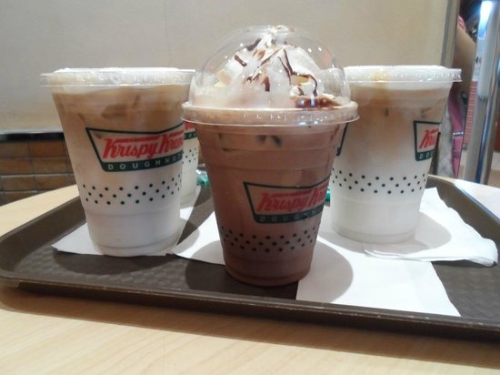 Krispy Kreme Iced Coffee Menu with prices